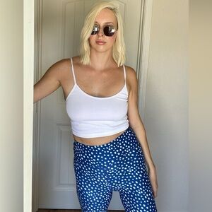 Polka dot bike short. Size petite small